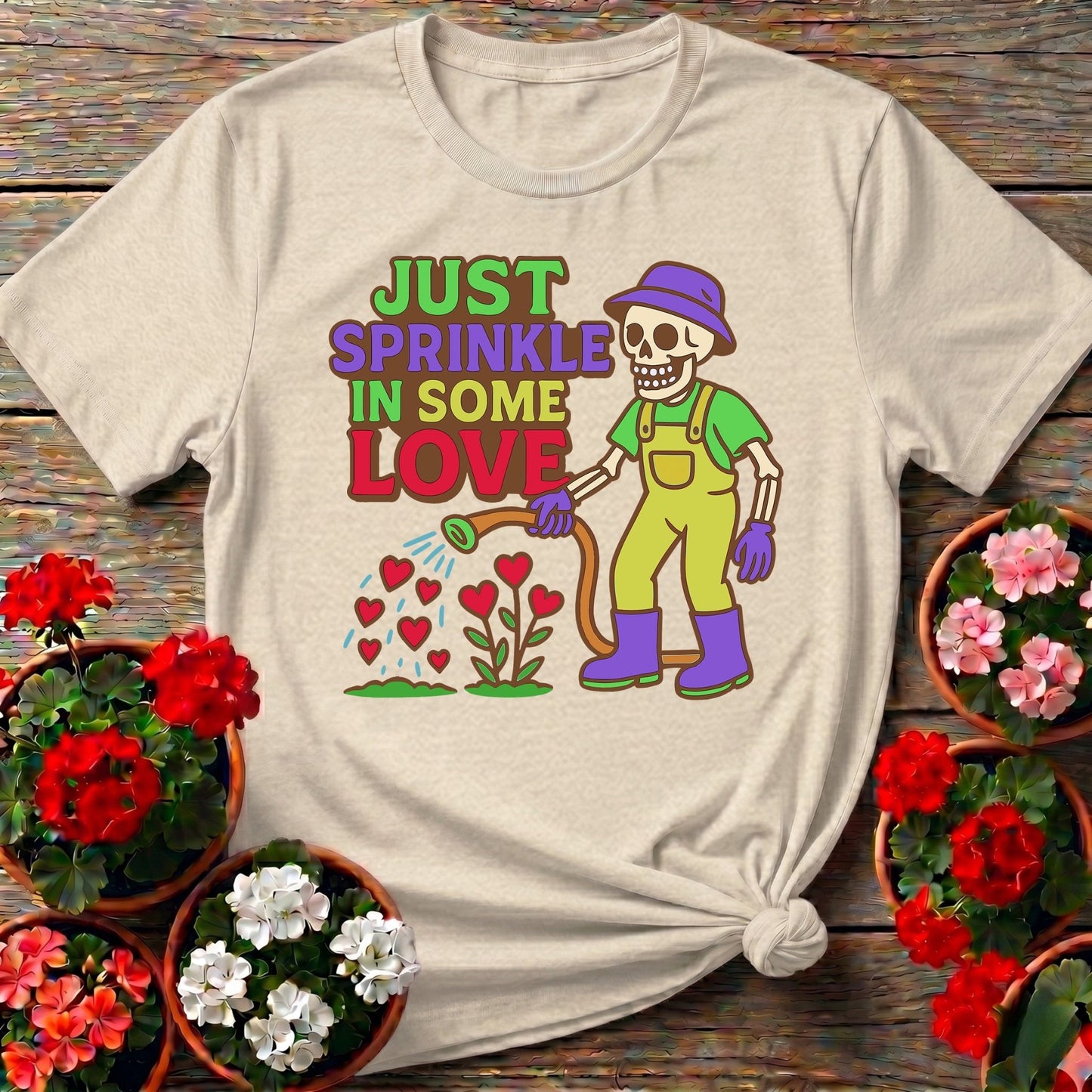 Just Sprinkle In Some Love Tee - GardeningTshirts