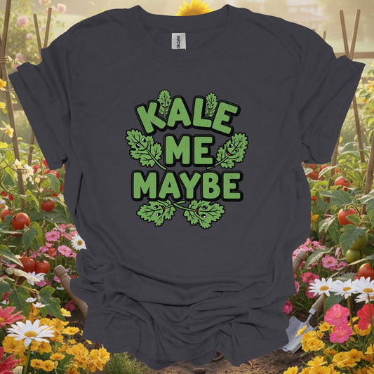 "Kale Me Maybe" Funny Vegetable Pun T-Shirt - GardeningTshirts