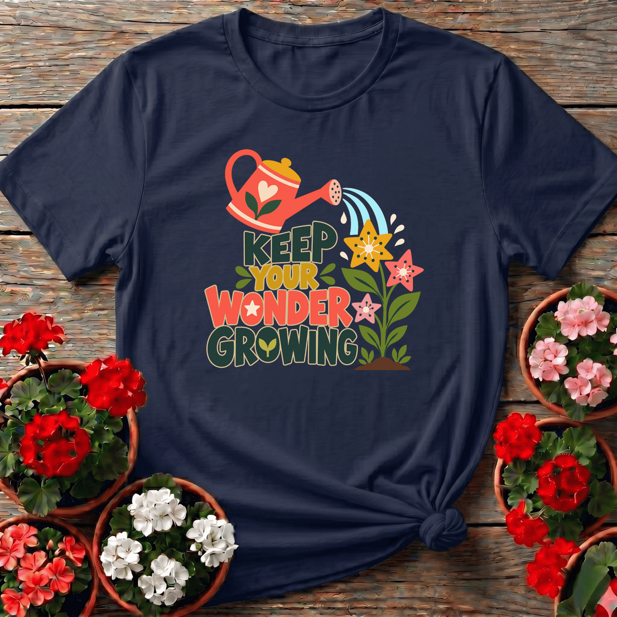 Keep Your Wonder Growing Gardening T-Shirt - GardeningTshirts