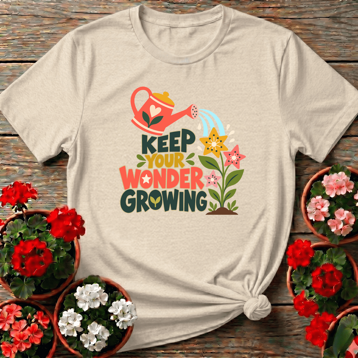 Keep Your Wonder Growing Gardening T-Shirt - GardeningTshirts