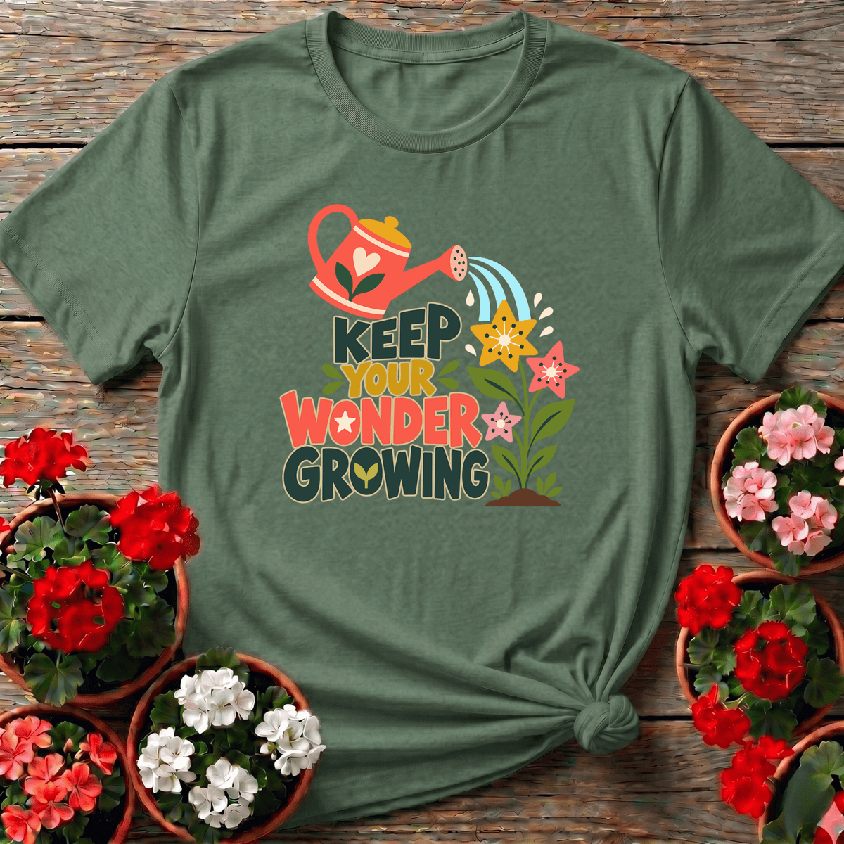 Keep Your Wonder Growing Gardening T-Shirt - GardeningTshirts