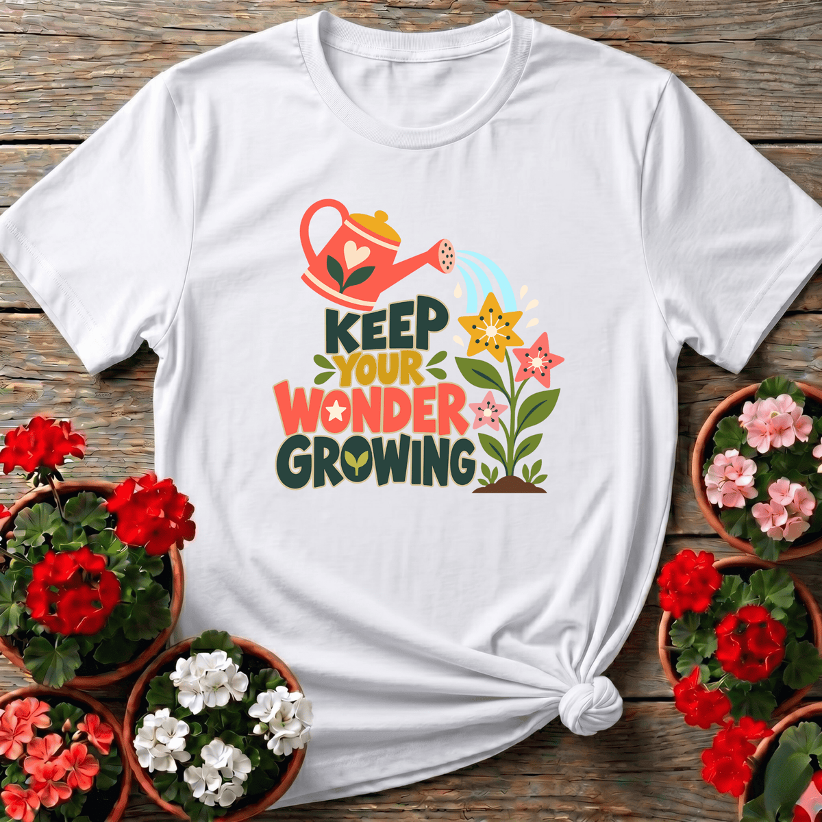 Keep Your Wonder Growing Gardening T-Shirt - GardeningTshirts