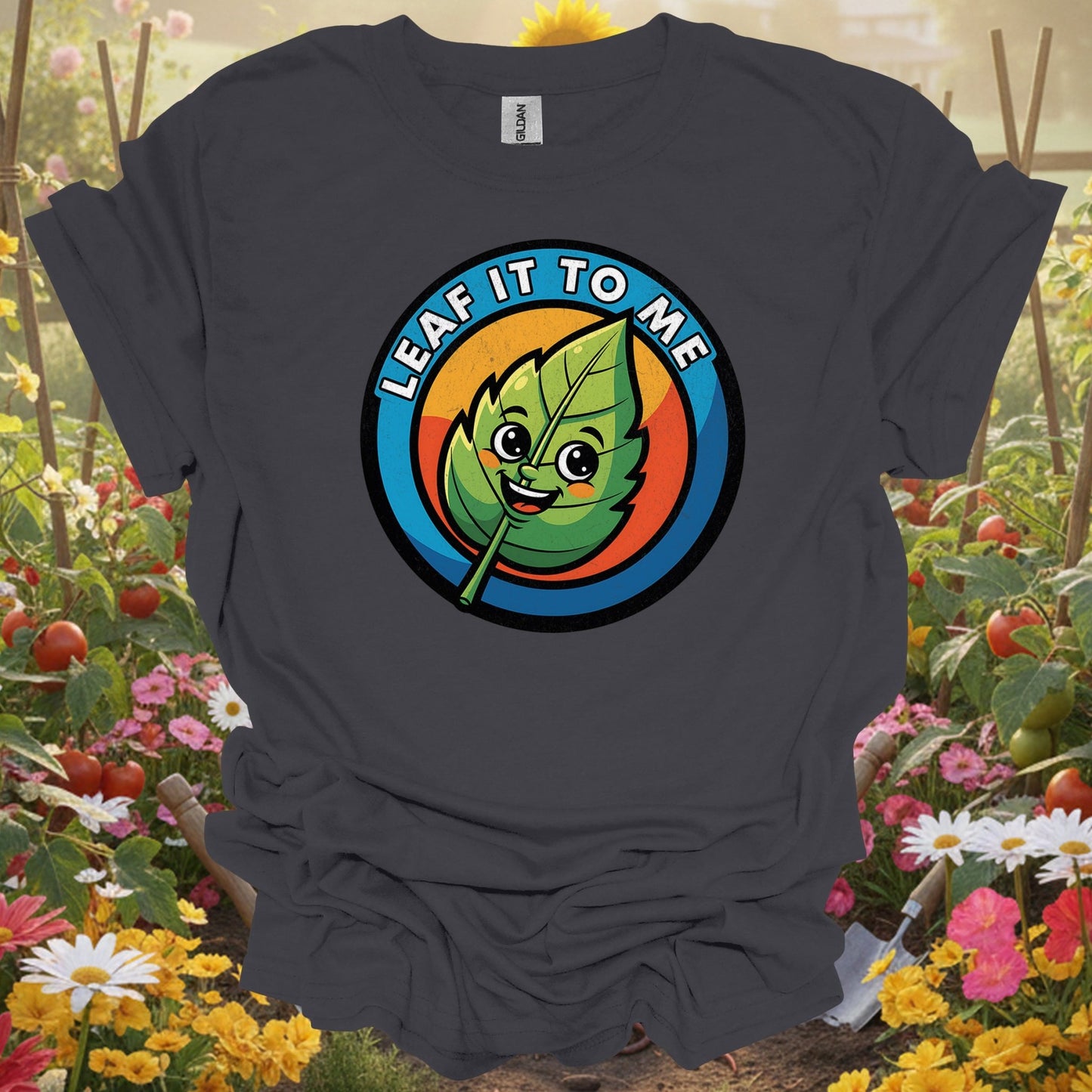 "Leaf It To Me" Vibrant Cute Plant Lover Pun Shirt - GardeningTshirts