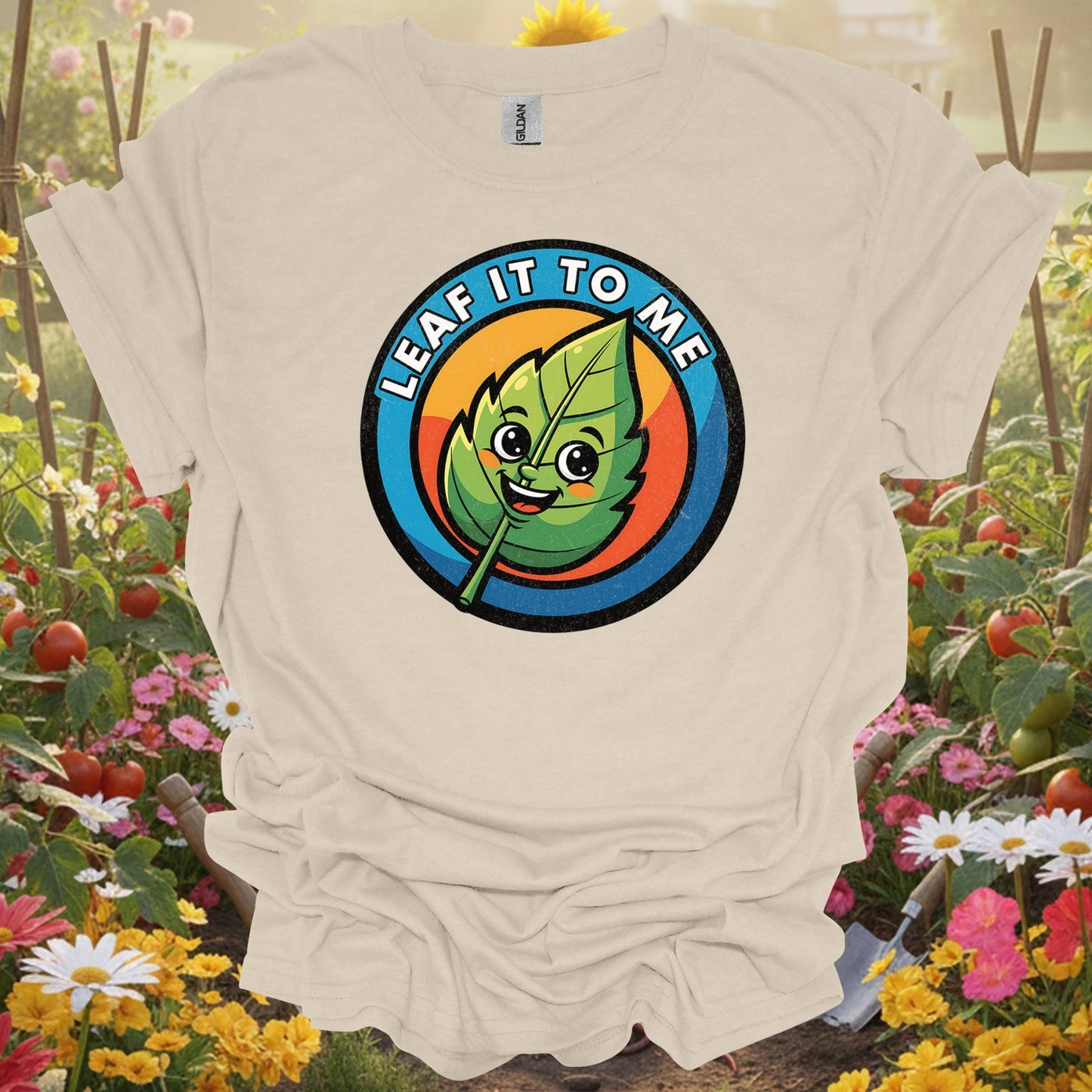 "Leaf It To Me" Vibrant Cute Plant Lover Pun Shirt - GardeningTshirts