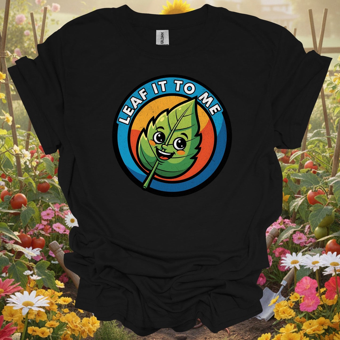 "Leaf It To Me" Vibrant Cute Plant Lover Pun Shirt - GardeningTshirts