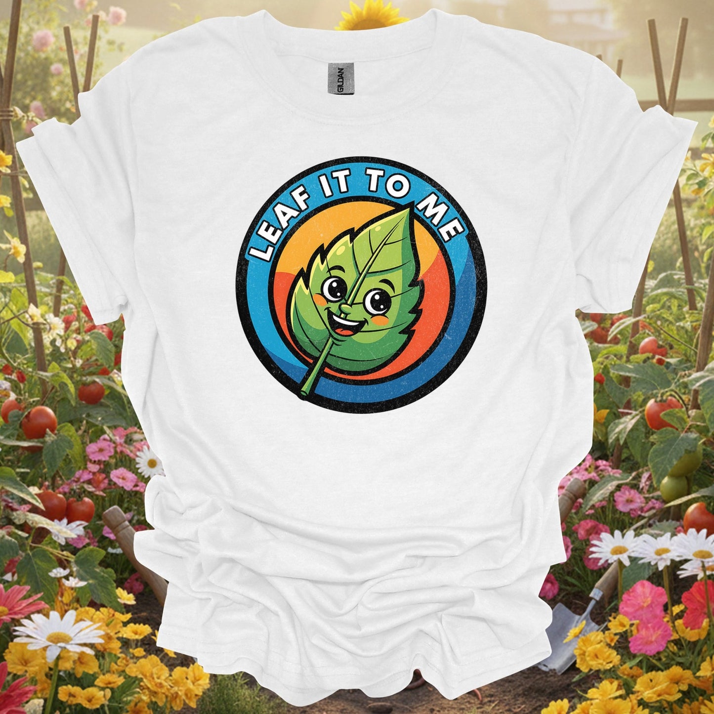 "Leaf It To Me" Vibrant Cute Plant Lover Pun Shirt - GardeningTshirts