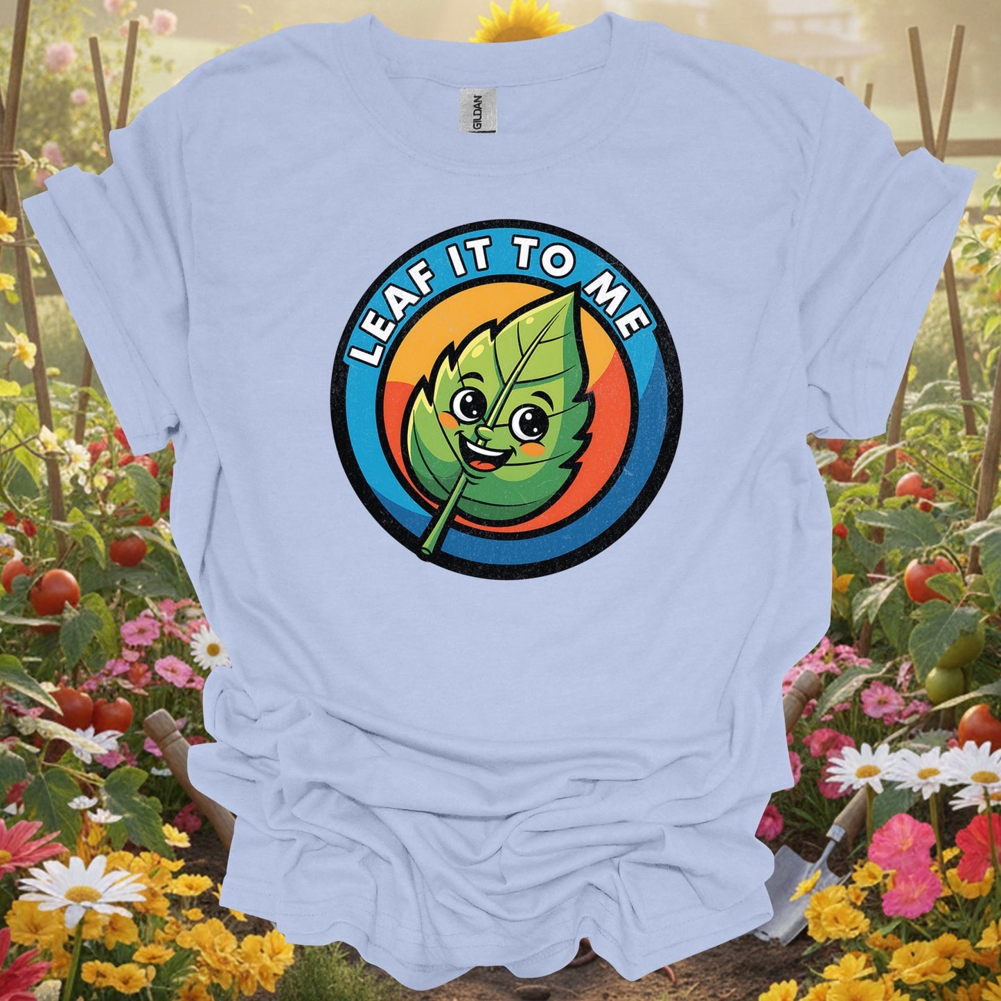 "Leaf It To Me" Vibrant Cute Plant Lover Pun Shirt - GardeningTshirts