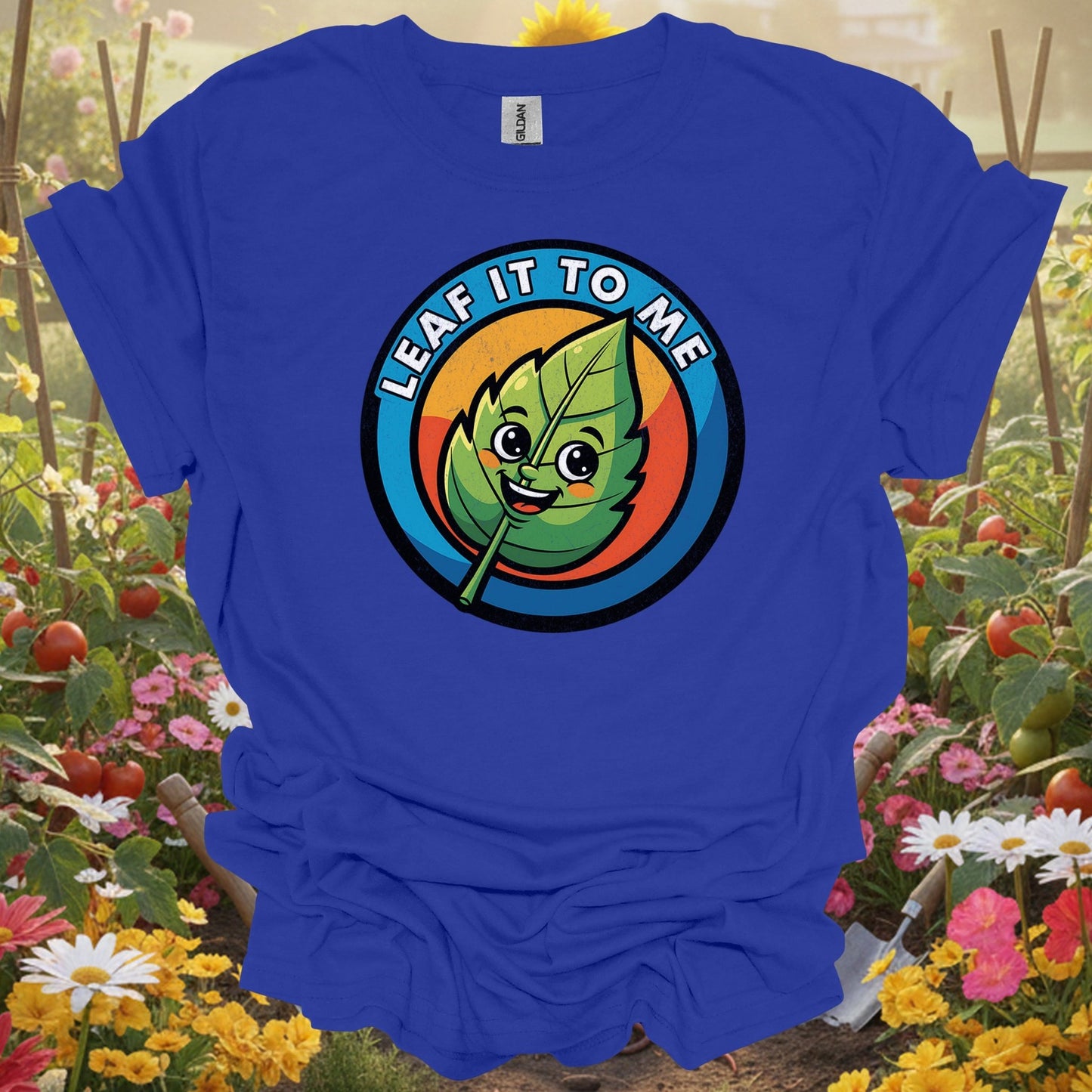"Leaf It To Me" Vibrant Cute Plant Lover Pun Shirt - GardeningTshirts