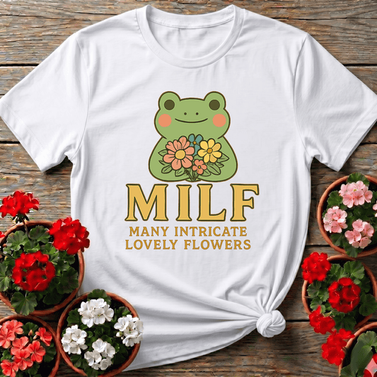 MILF Many Intricate Lovely Flowers Retro Pun Tee - GardeningTshirts