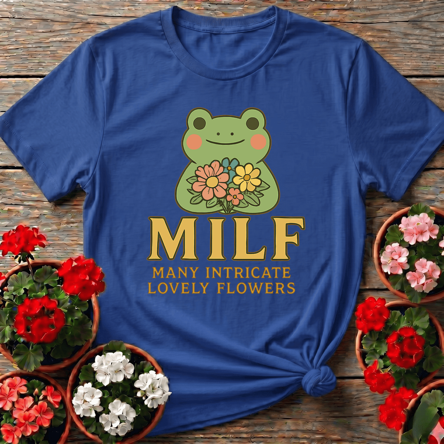 MILF Many Intricate Lovely Flowers Retro Pun Tee - GardeningTshirts