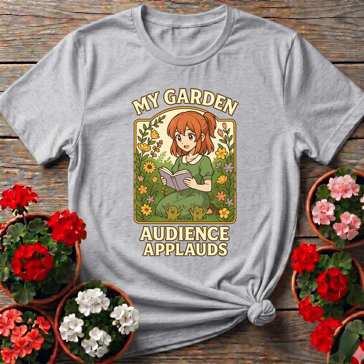 My Garden Audience Applauds Anime Gardener Tee - GardeningTshirts