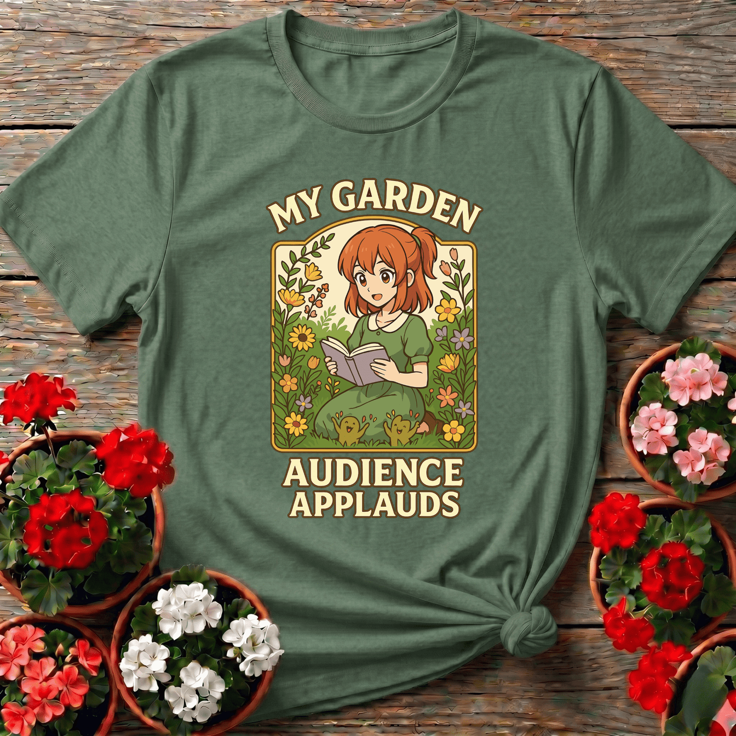 My Garden Audience Applauds Anime Gardener Tee - GardeningTshirts
