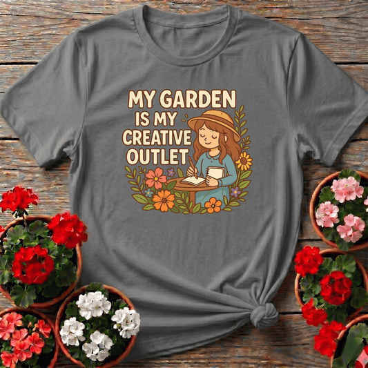 My Garden Is My Creative Outlet Gardening T-Shirt - GardeningTshirts