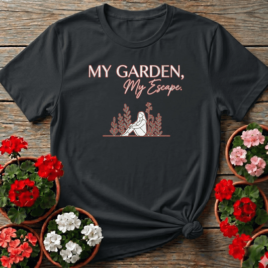 My Garden My Escape Gardening T-Shirt for Women - GardeningTshirts