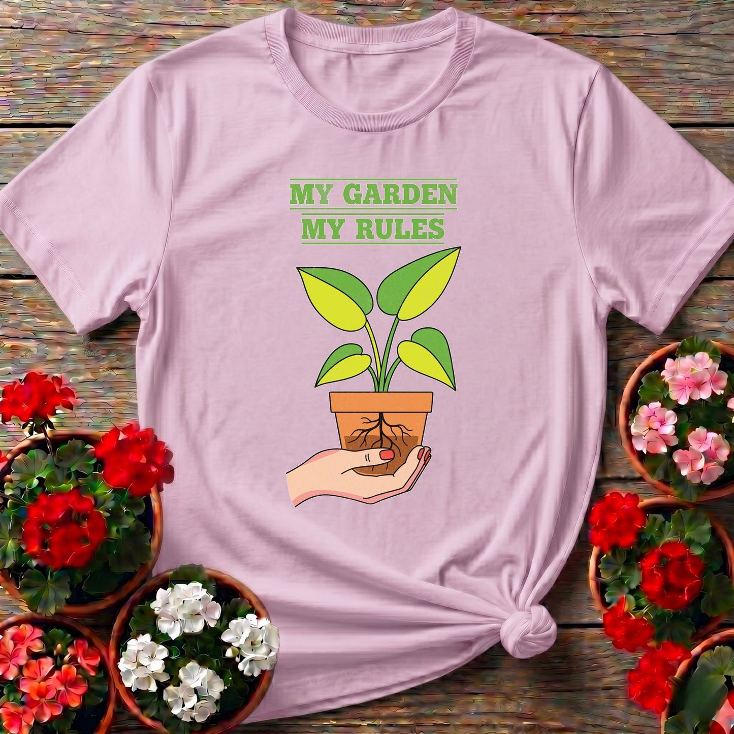 My Garden My Rules Bold Statement Gardening Tee - GardeningTshirts