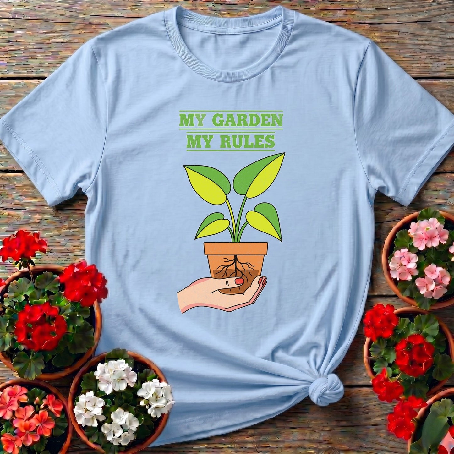 My Garden My Rules Bold Statement Gardening Tee - GardeningTshirts