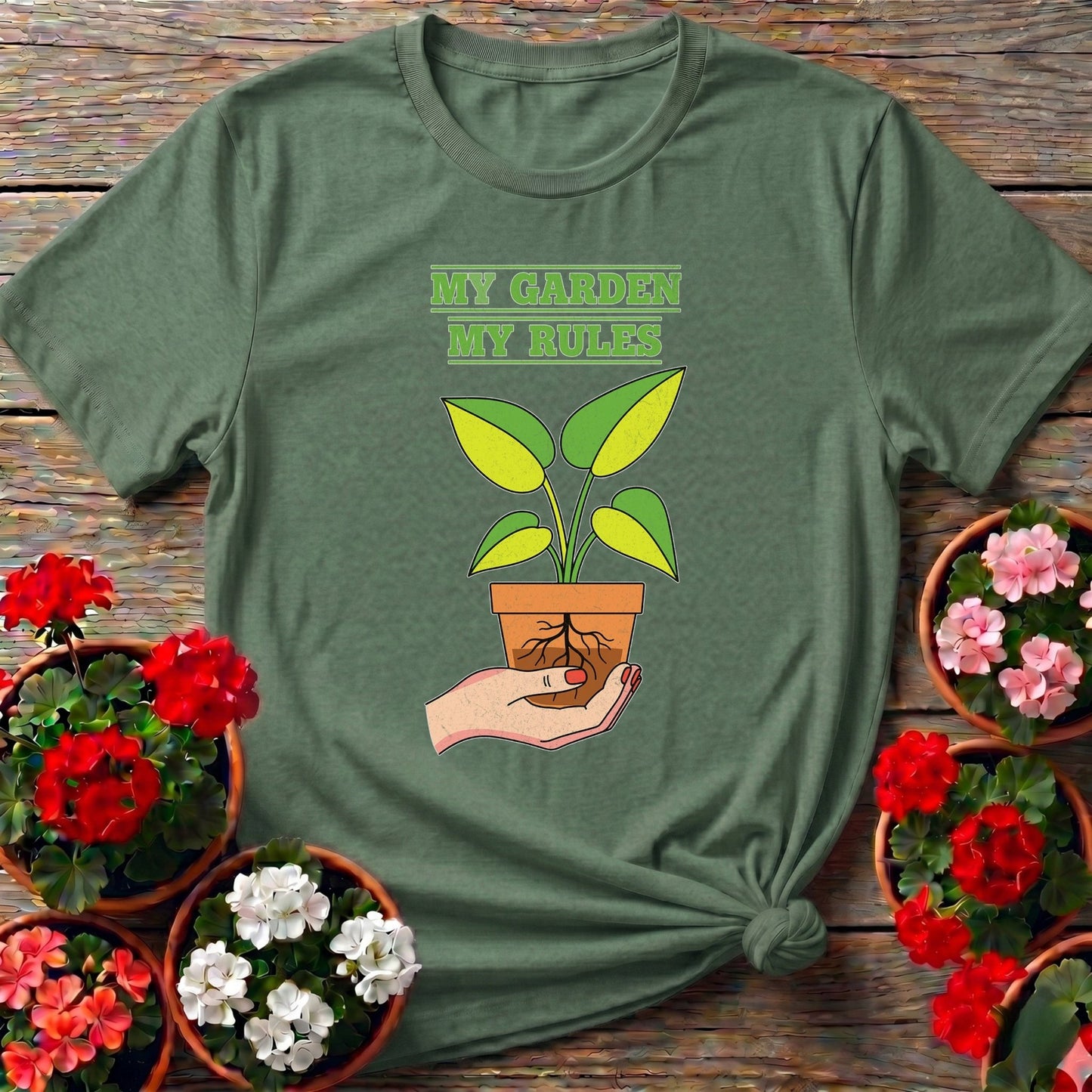 My Garden My Rules Bold Statement Gardening Tee - GardeningTshirts