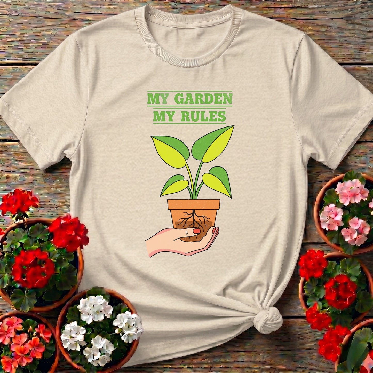 My Garden My Rules Bold Statement Gardening Tee - GardeningTshirts