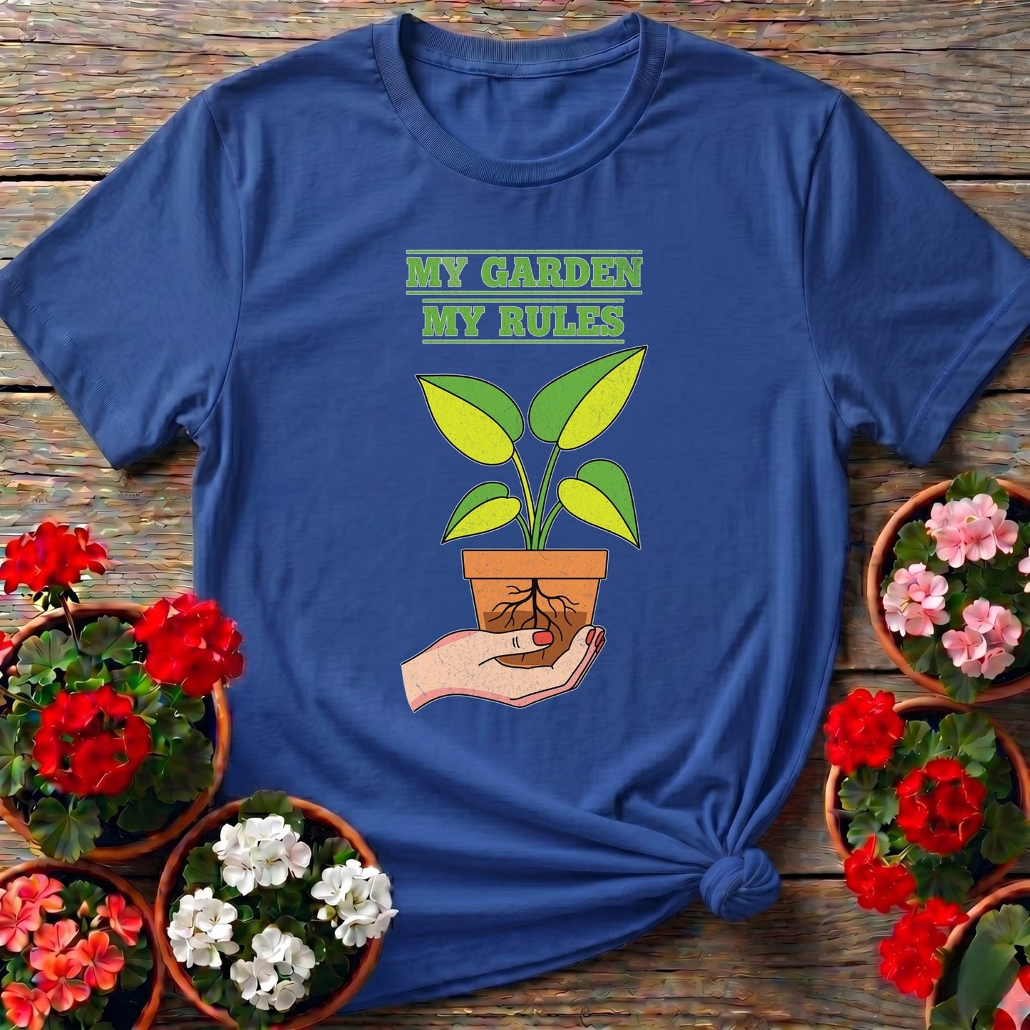 My Garden My Rules Bold Statement Gardening Tee - GardeningTshirts