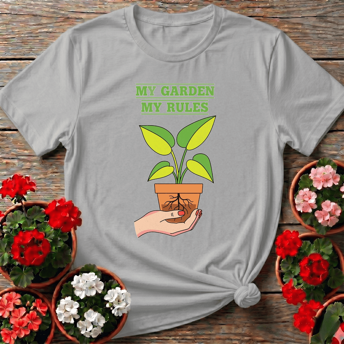 My Garden My Rules Bold Statement Gardening Tee - GardeningTshirts