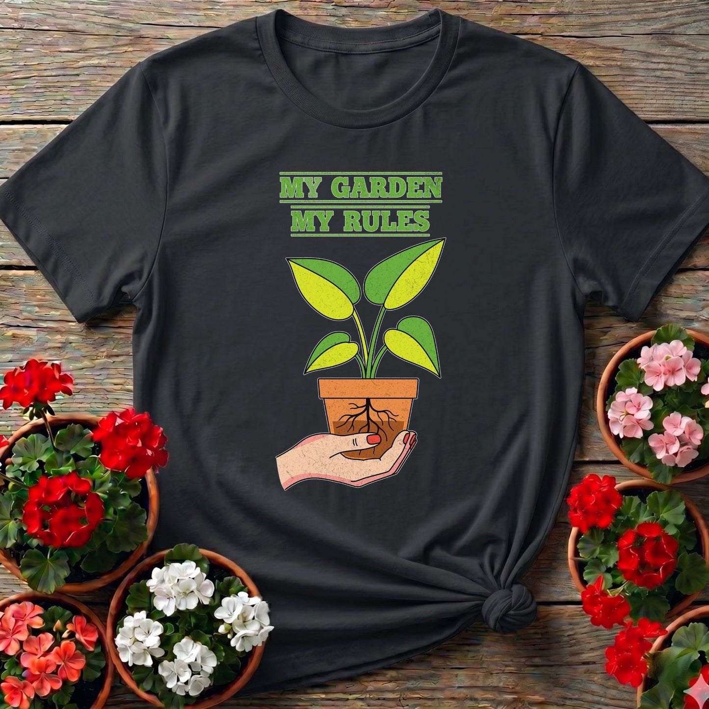 My Garden My Rules Bold Statement Gardening Tee - GardeningTshirts