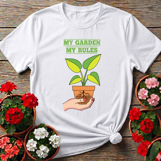 My Garden My Rules Bold Statement Gardening Tee - GardeningTshirts