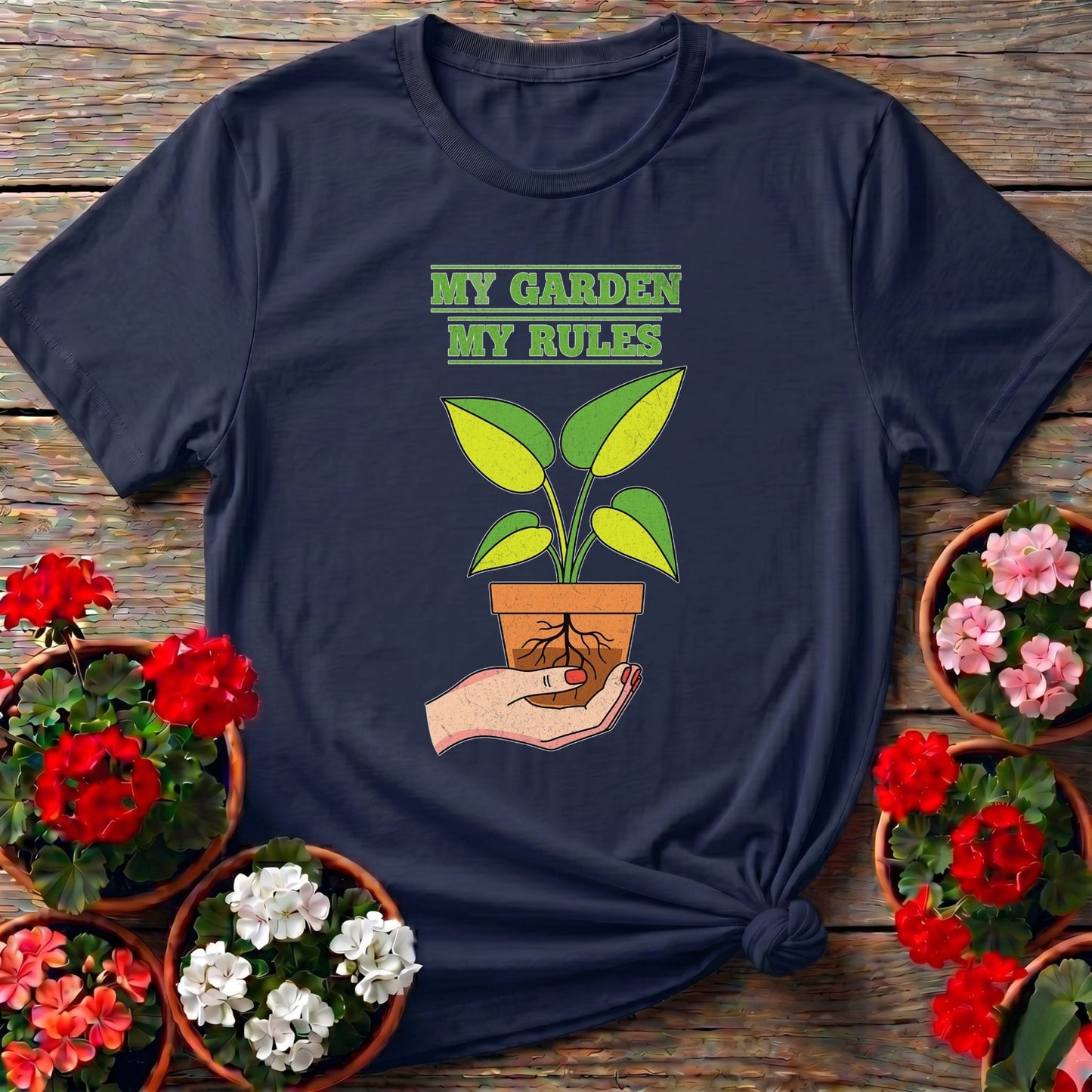 My Garden My Rules Bold Statement Gardening Tee - GardeningTshirts