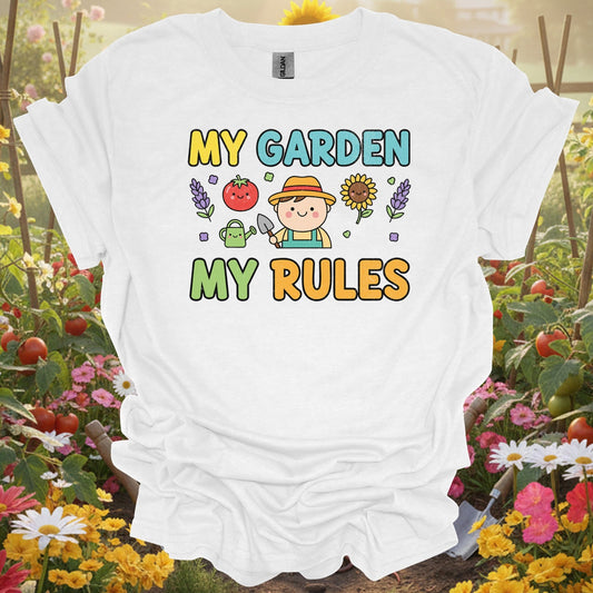 "My Garden My Rules" Cute Gardener T-Shirt - GardeningTshirts