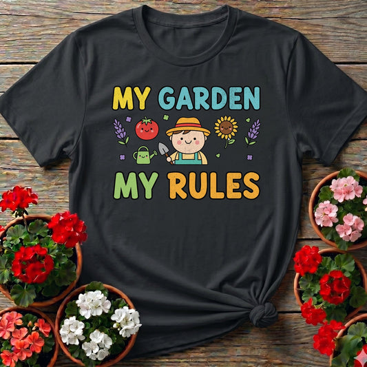 My Garden My Rules Cute Gardener T-shirt - GardeningTshirts