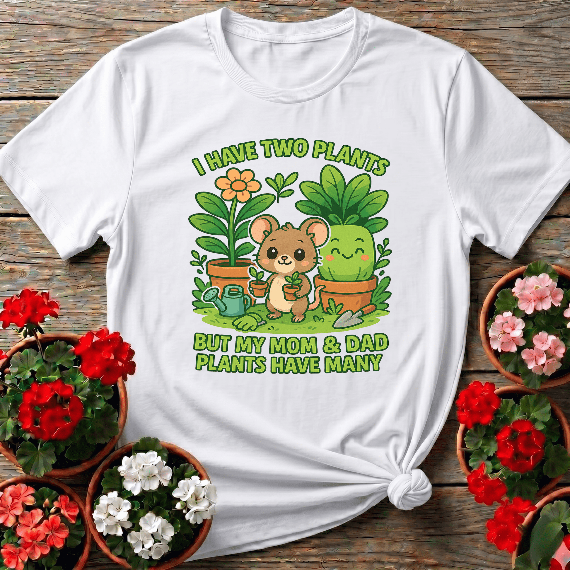 My Parents Plants Have Many Cute Mouse T-shirt - GardeningTshirts