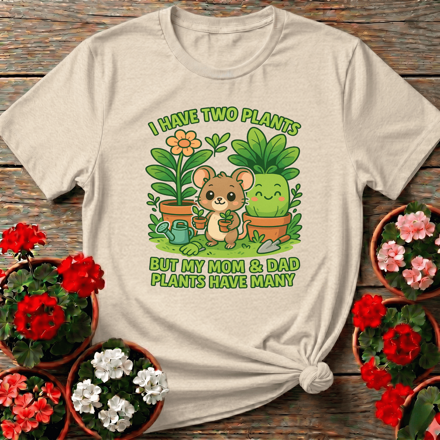 My Parents Plants Have Many Cute Mouse T-shirt - GardeningTshirts