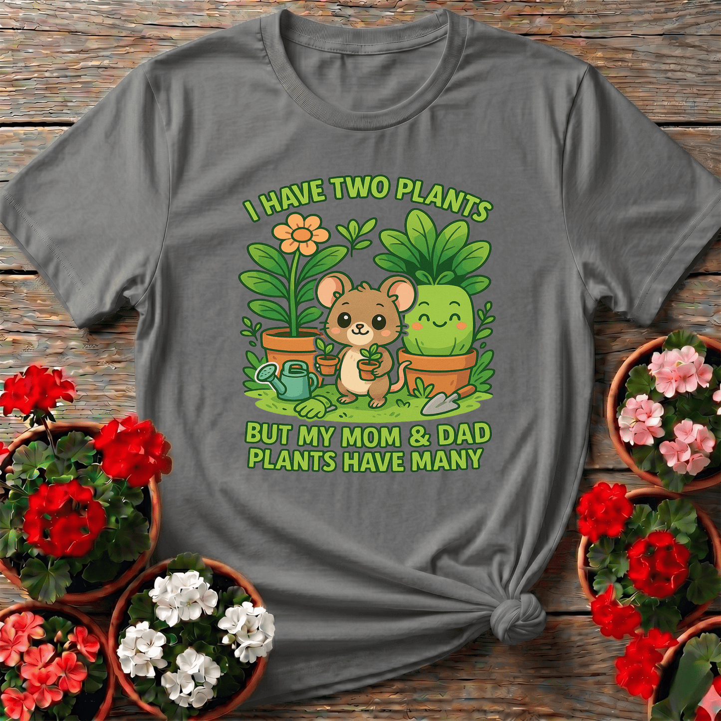 My Parents Plants Have Many Cute Mouse T-shirt - GardeningTshirts