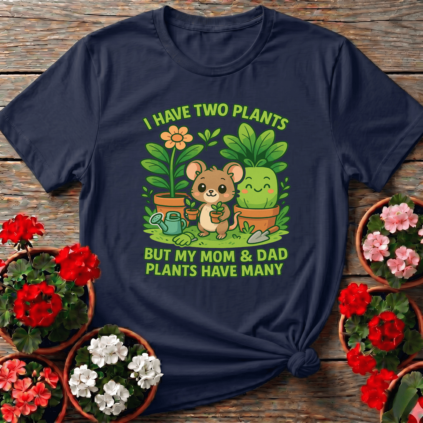 My Parents Plants Have Many Cute Mouse T-shirt - GardeningTshirts