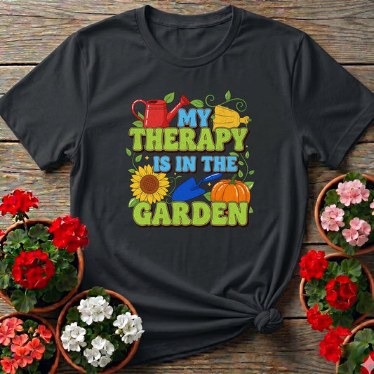 My Therapy Is In The Garden T-shirt - GardeningTshirts