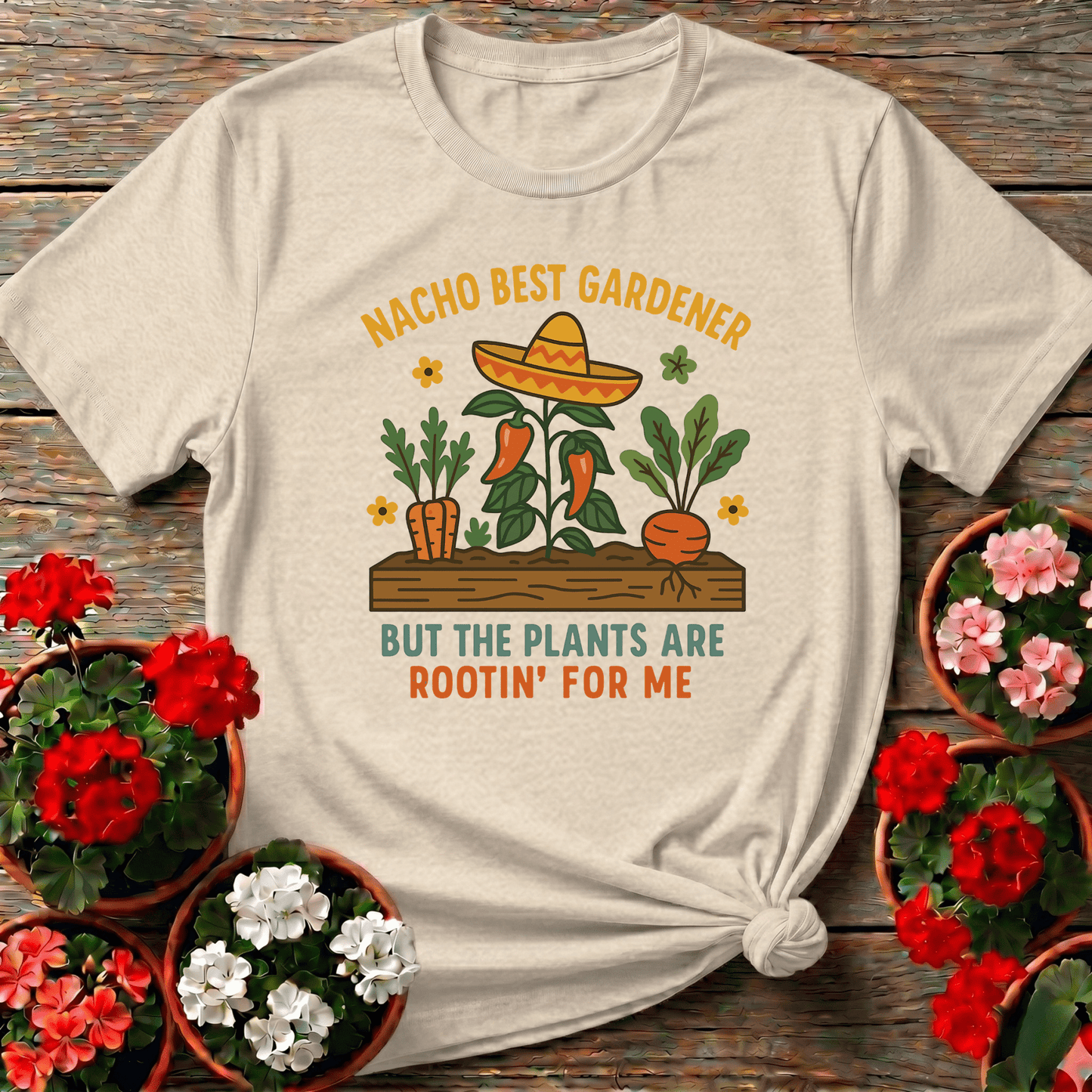 Nacho Best Gardener Funny Botanical T-shirt - GardeningTshirts
