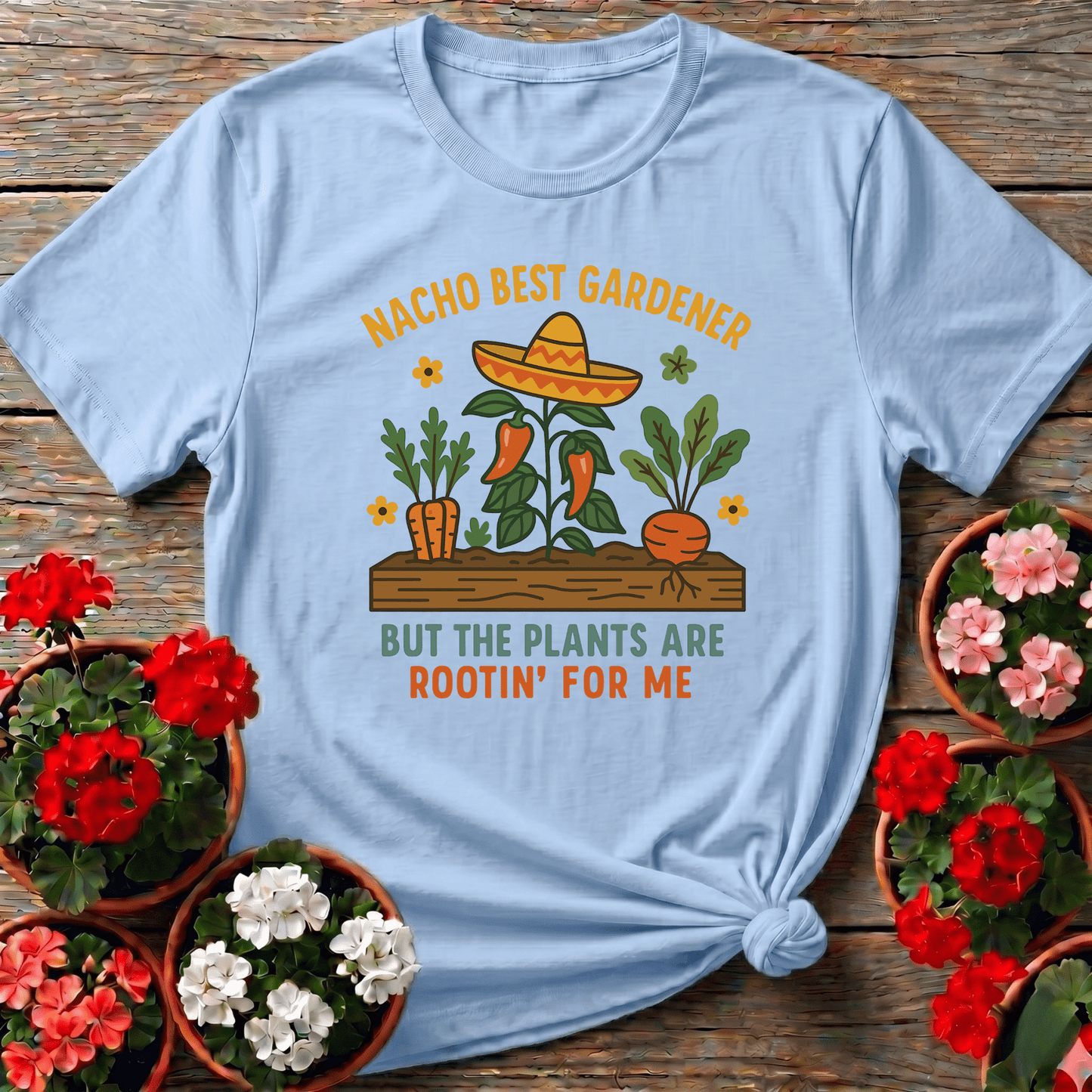 Nacho Best Gardener Funny Botanical T-shirt - GardeningTshirts