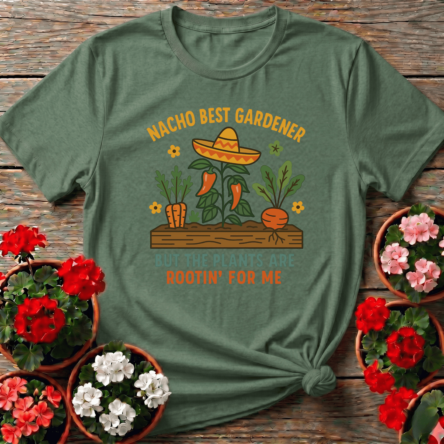 Nacho Best Gardener Funny Botanical T-shirt - GardeningTshirts