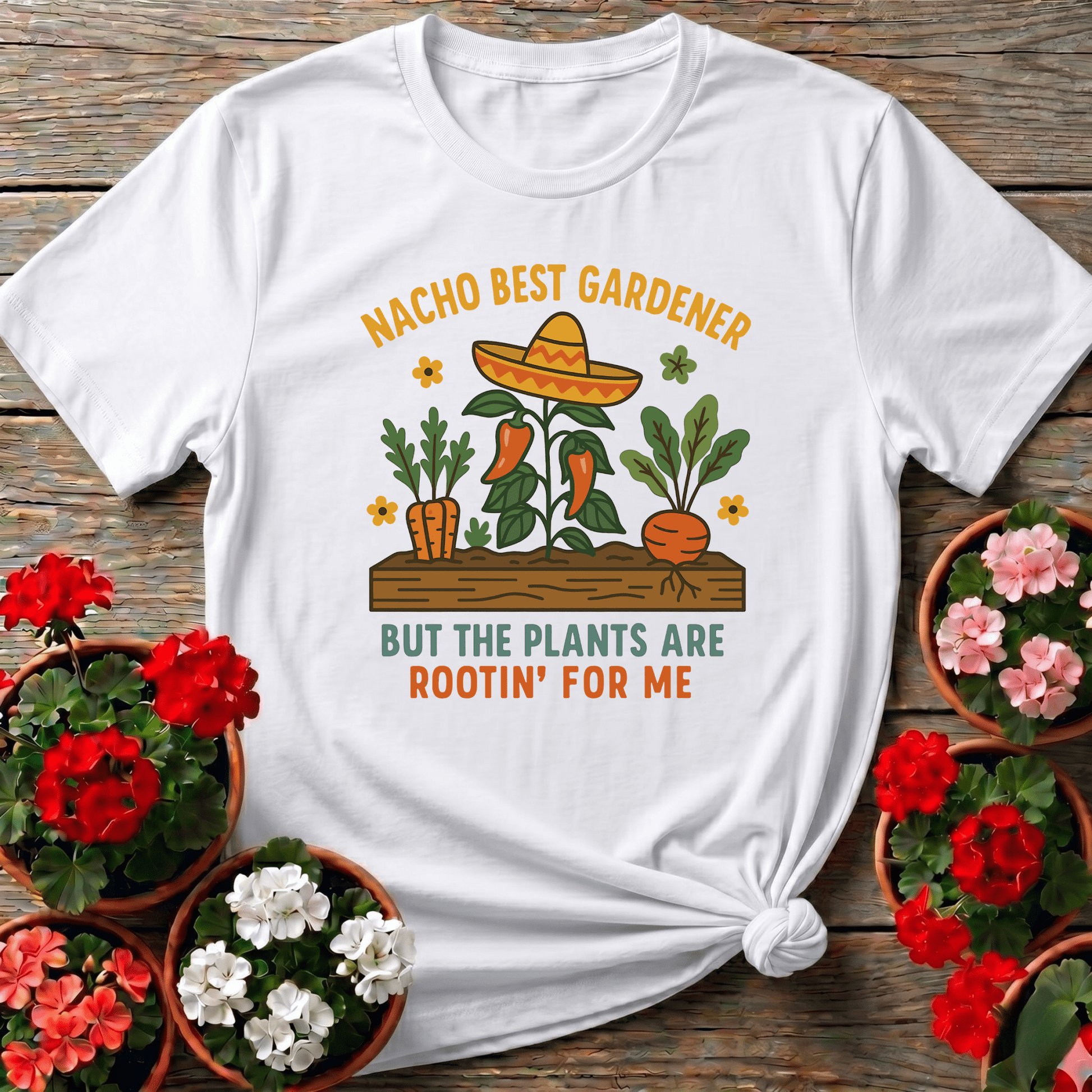 Nacho Best Gardener Funny Botanical T-shirt - GardeningTshirts