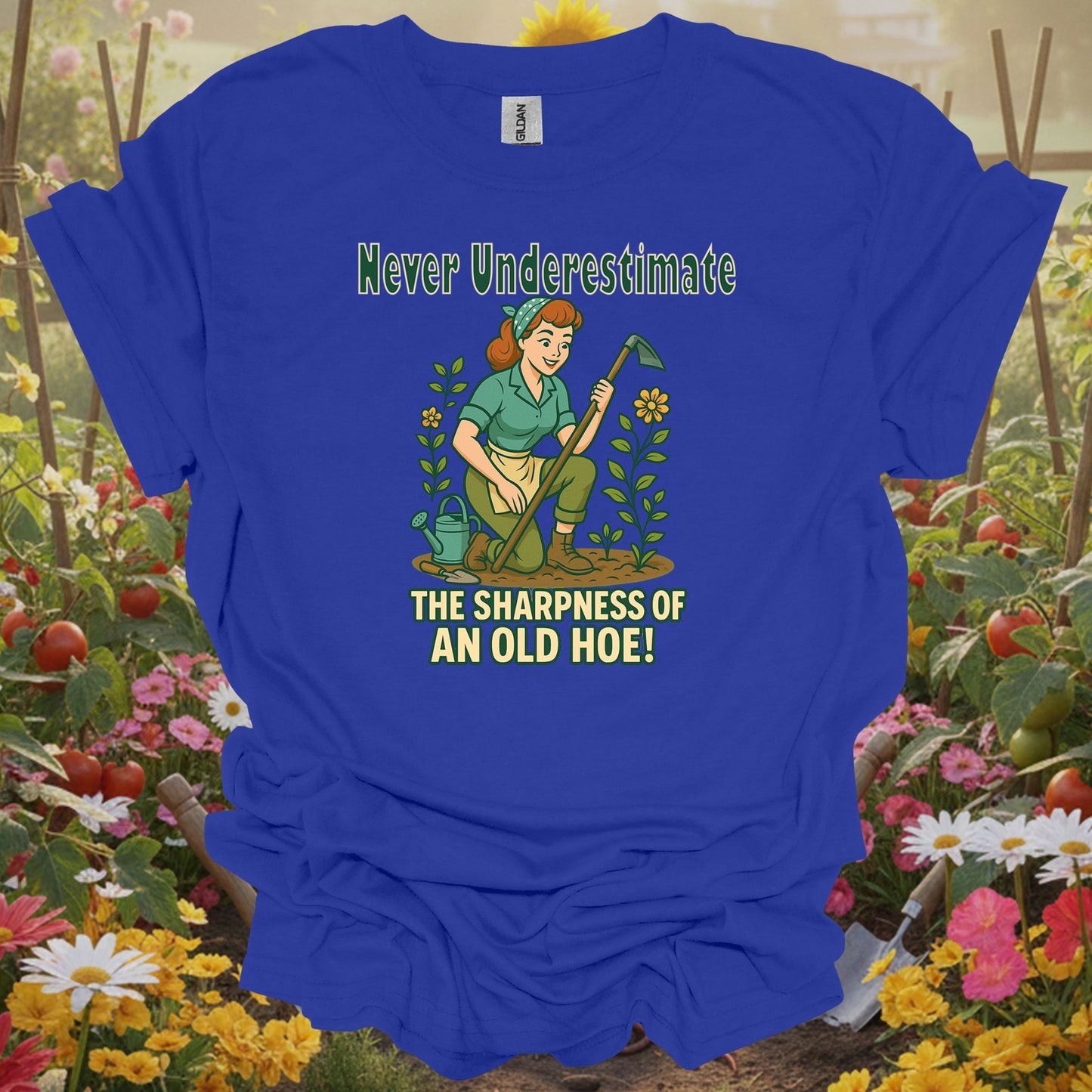 Royal top showing never underestimate the sharpness of an old hoe for green thumb folks