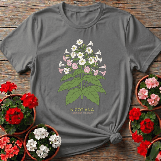 Nicotiana Flowering Tobacco Plant Botanical Garden Shirt - GardeningTshirts