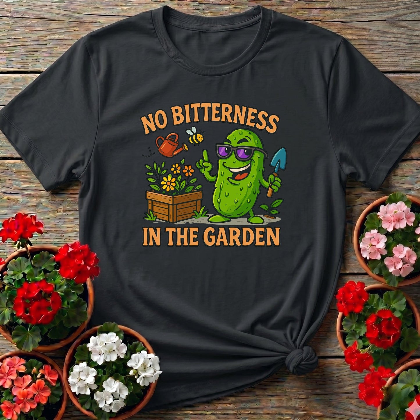 No Bitterness In The Garden Funny Pickle T-shirt - GardeningTshirts