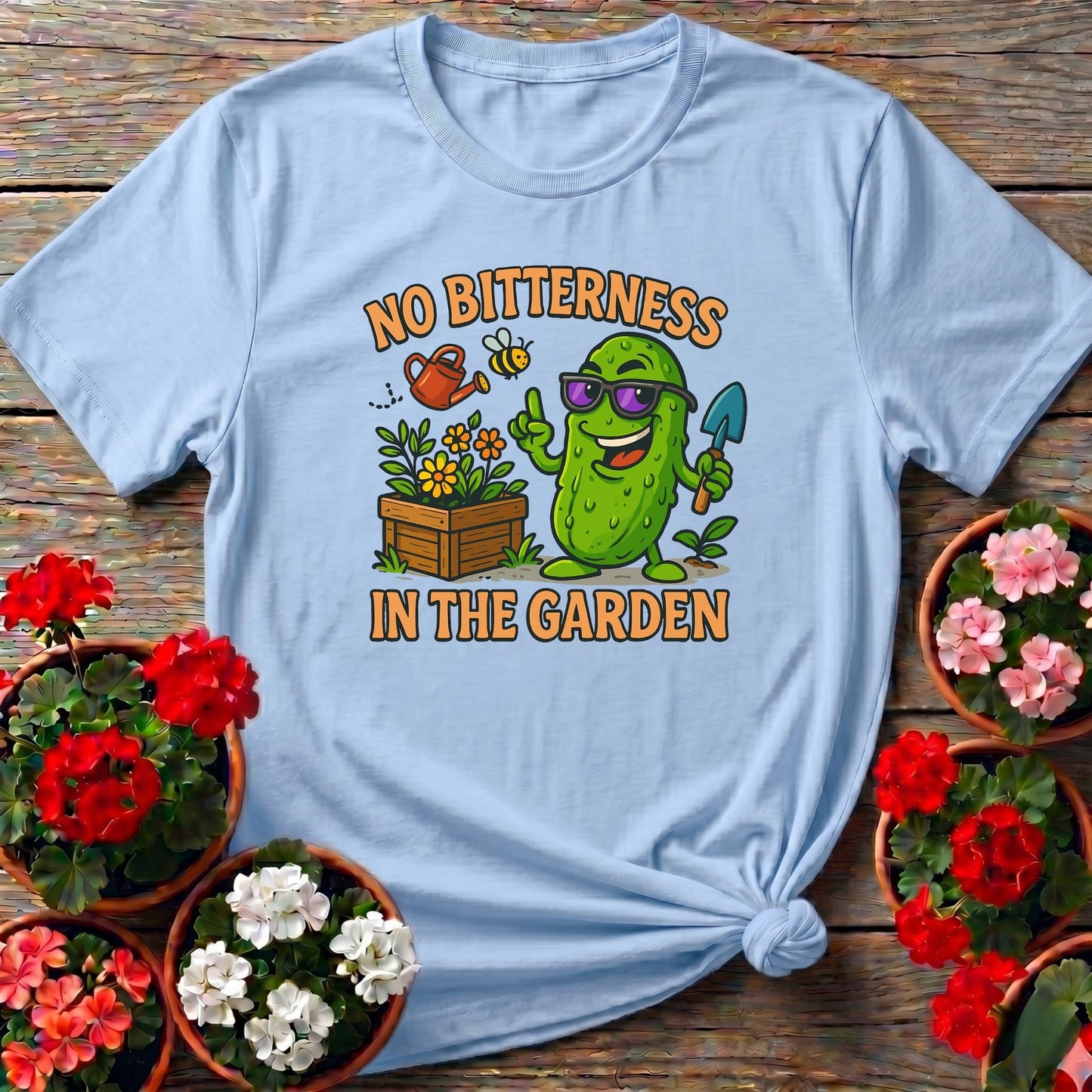 No Bitterness In The Garden Funny Pickle T-shirt - GardeningTshirts