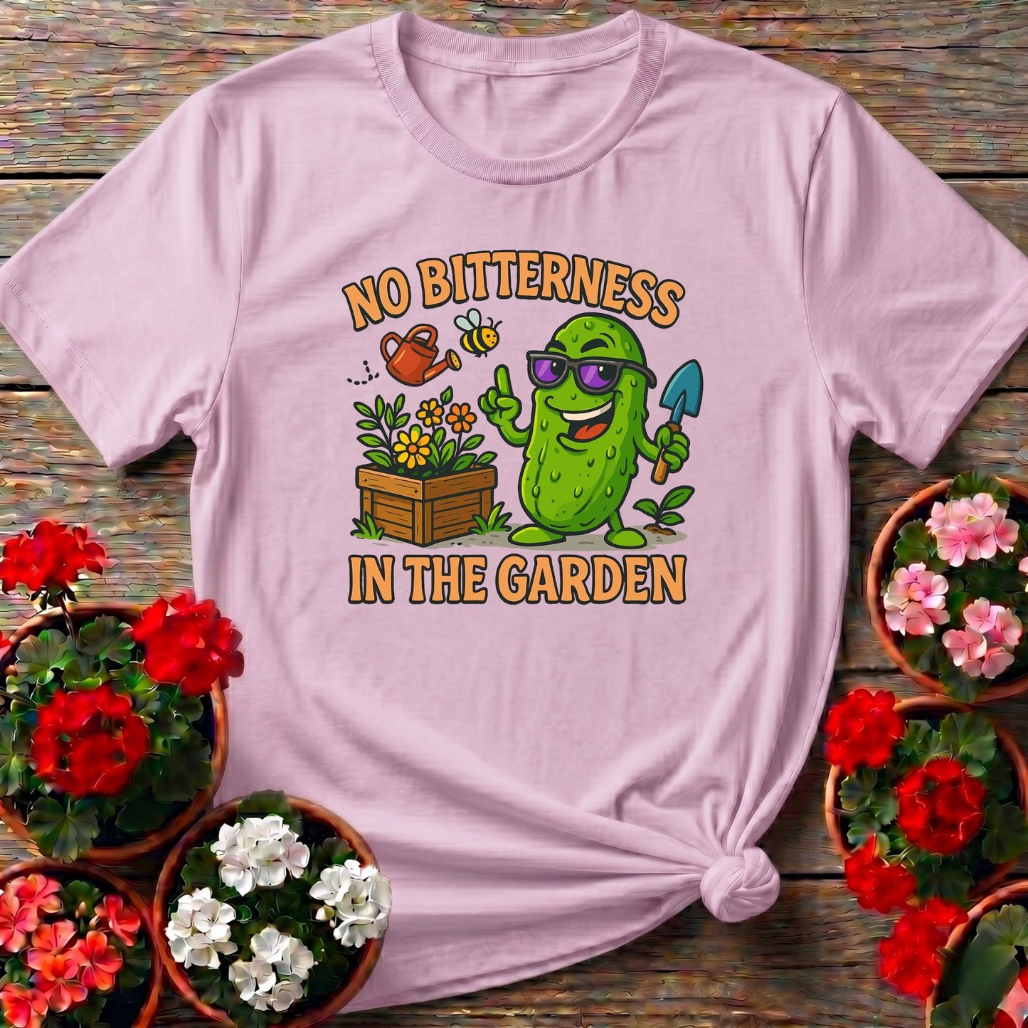 No Bitterness In The Garden Funny Pickle T-shirt - GardeningTshirts