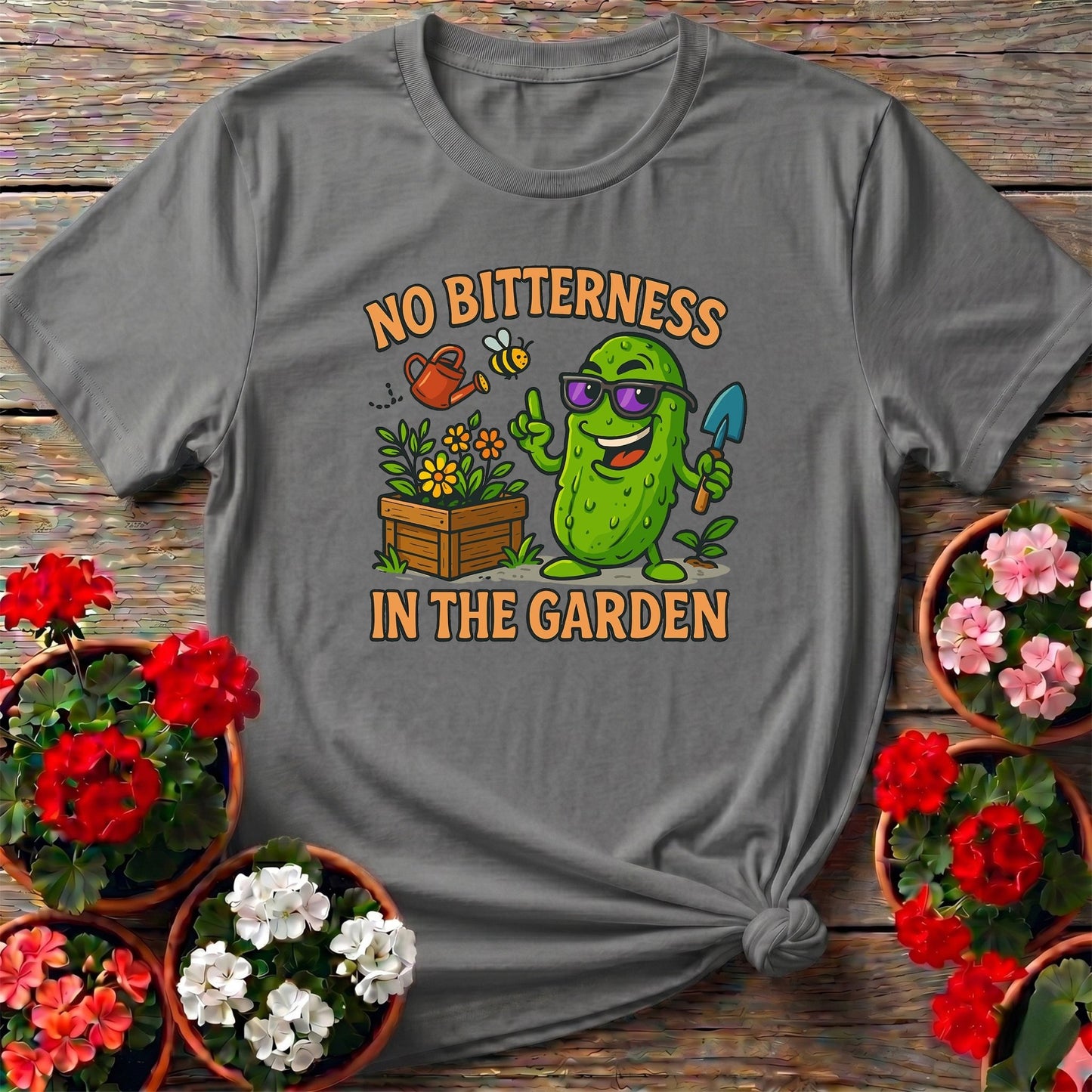 No Bitterness In The Garden Funny Pickle T-shirt - GardeningTshirts