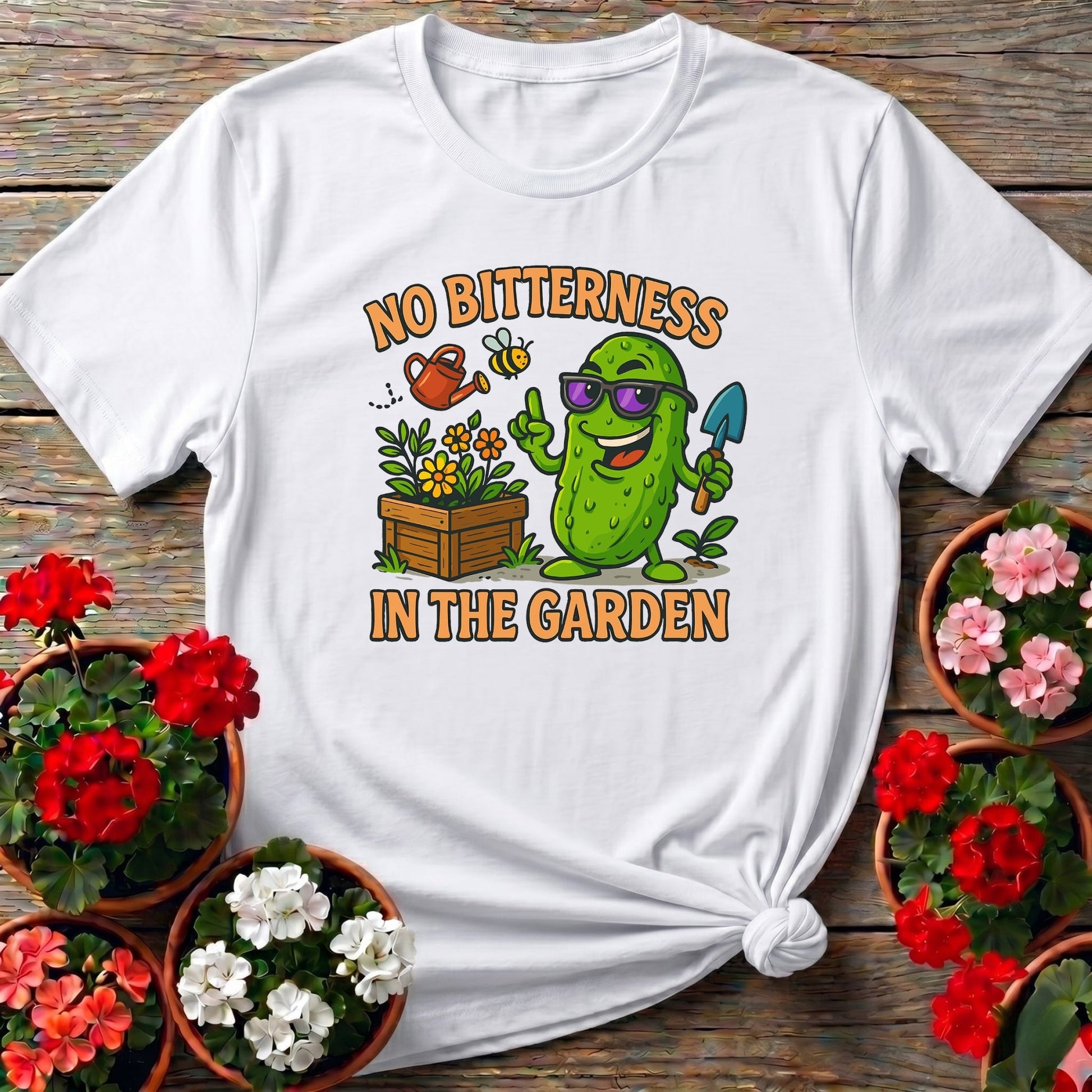 No Bitterness In The Garden Funny Pickle T-shirt - GardeningTshirts