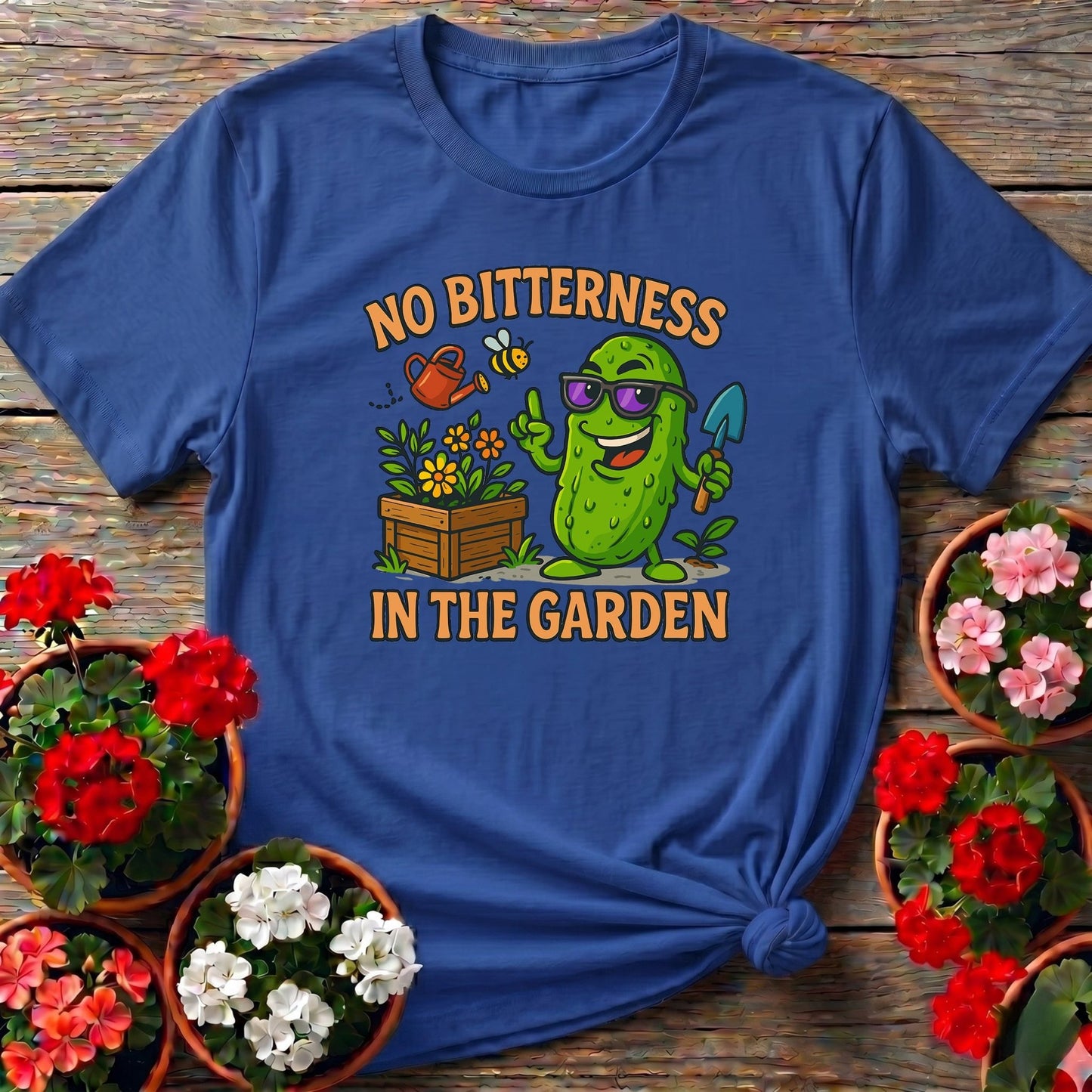 No Bitterness In The Garden Funny Pickle T-shirt - GardeningTshirts