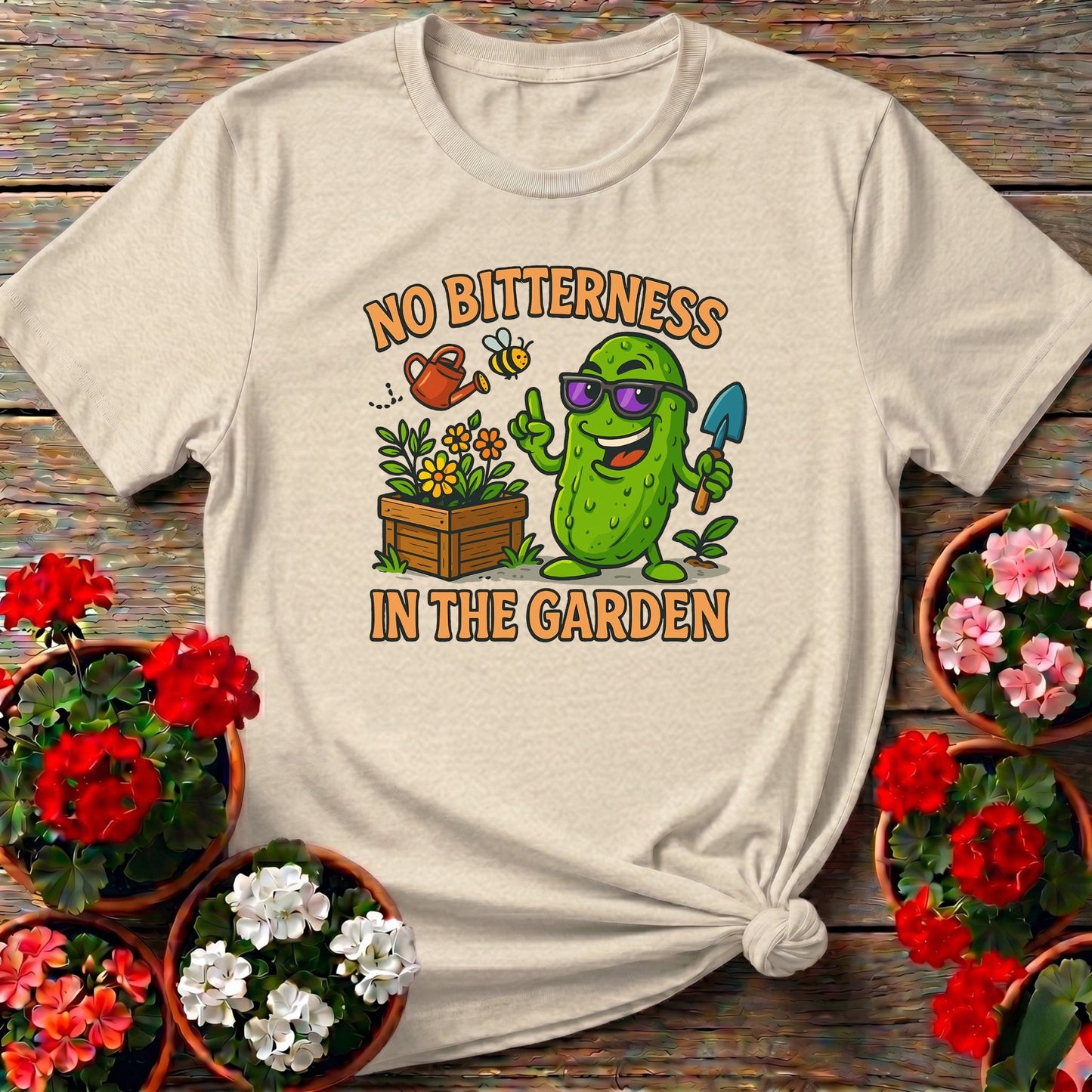No Bitterness In The Garden Funny Pickle T-shirt - GardeningTshirts