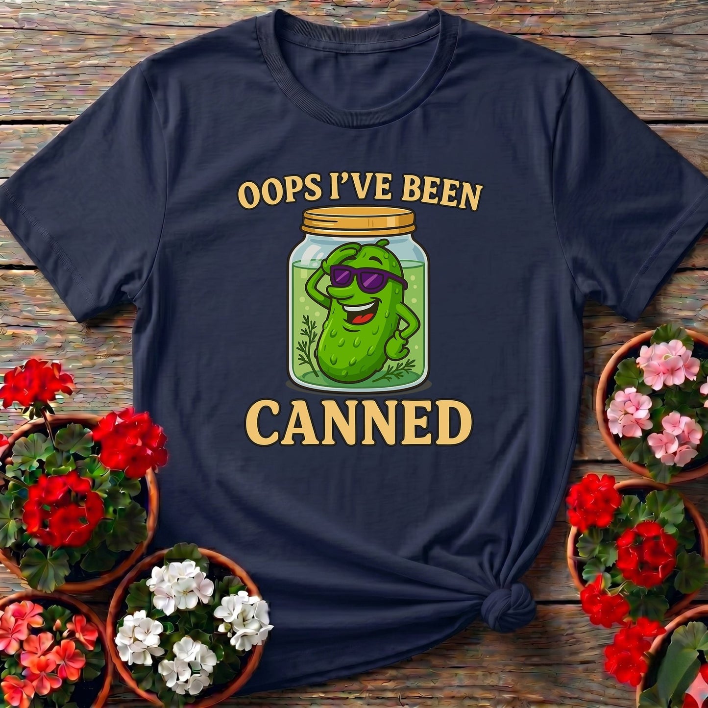 Oops Ive Been Canned Pickling Humor T-shirt - GardeningTshirts