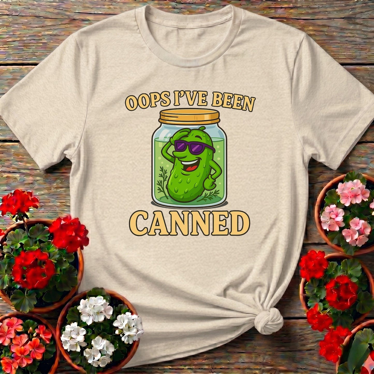 Oops Ive Been Canned Pickling Humor T-shirt - GardeningTshirts