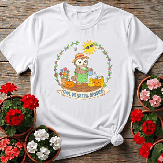Owl Be In The Garden Cute Owl Gardening T-Shirt - GardeningTshirts